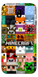 Чохол Minecraft collage для Galaxy J7 (2017)