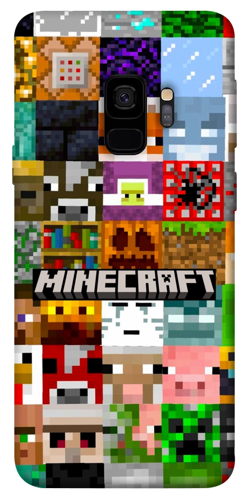 Чехол Minecraft collage для Galaxy S9