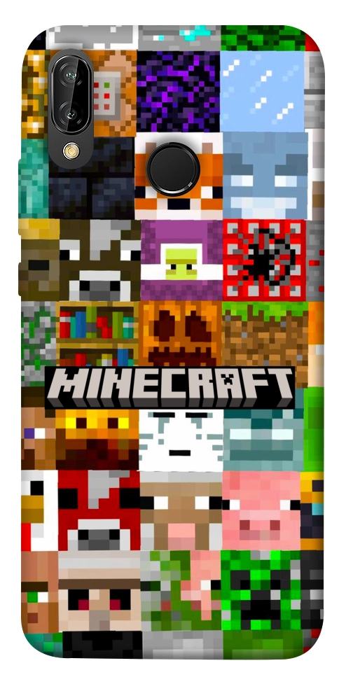 Чохол Minecraft collage для Huawei P20 Lite