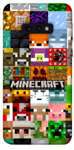 Чохол Minecraft collage для Galaxy S10e