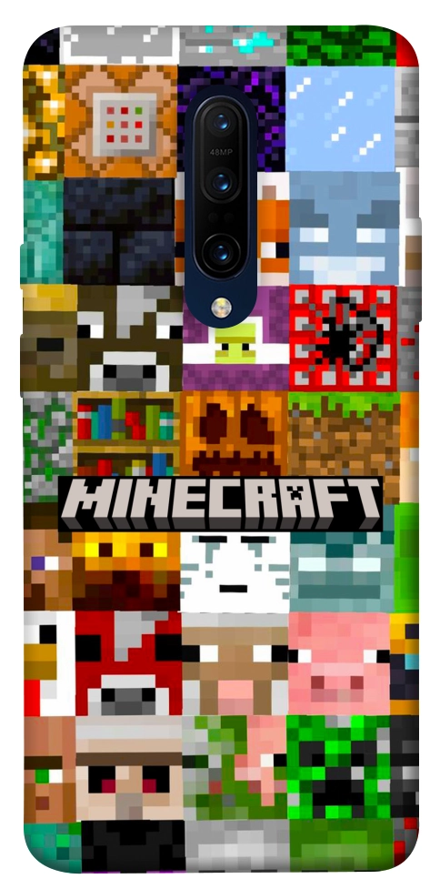 Чохол Minecraft collage для OnePlus 7 Pro