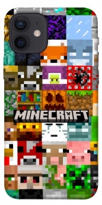 Чехол Minecraft collage для iPhone 12