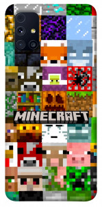 Чохол Minecraft collage для Galaxy M31s
