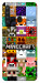 Чохол Minecraft collage для Galaxy A21