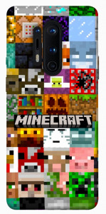 Чехол Minecraft collage для OnePlus 8 Pro