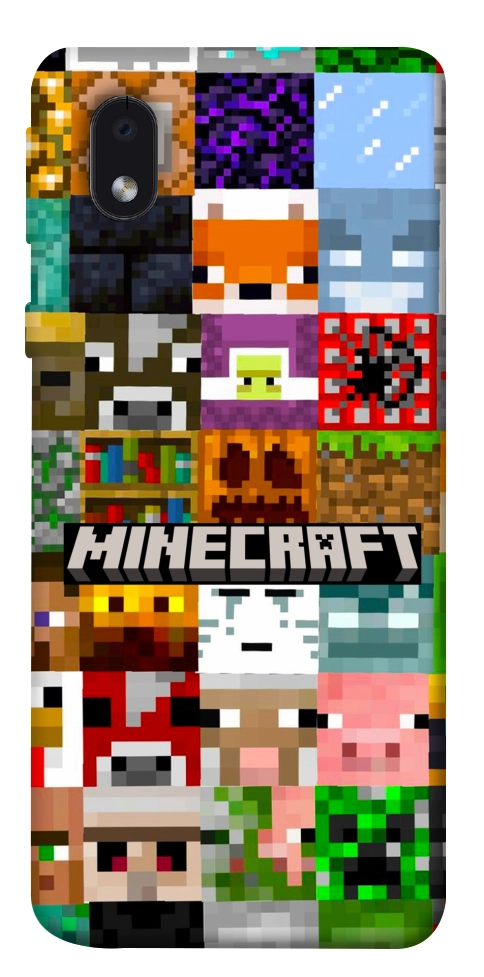 Чехол Minecraft collage для Galaxy M01 Core
