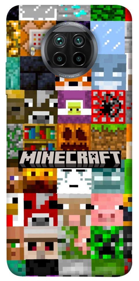 Чехол Minecraft collage для Xiaomi Mi 10T Lite
