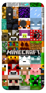 Чехол Minecraft collage для Xiaomi Mi 8
