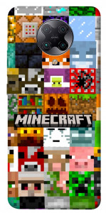 Чохол Minecraft collage для Xiaomi Redmi K30 Pro