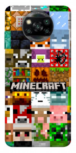 Чохол Minecraft collage для Xiaomi Poco X3 NFC