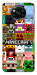 Чехол Minecraft collage для Xiaomi Poco X3 NFC