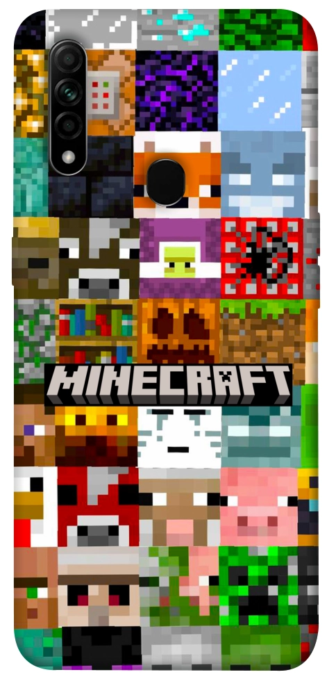 Чохол Minecraft collage для Oppo A31