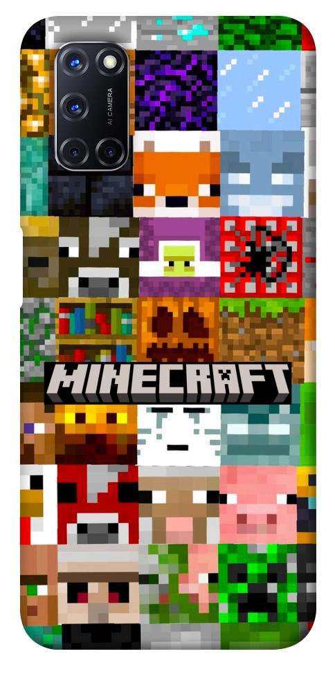 Чехол Minecraft collage для Oppo A92