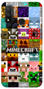 Чехол Minecraft collage для Huawei P Smart (2020)