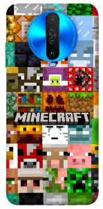 Чехол Minecraft collage для Xiaomi Poco X2
