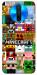 Чехол Minecraft collage для Xiaomi Poco X2