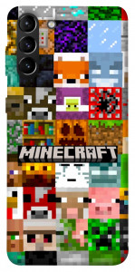 Чохол Minecraft collage для Galaxy S21+