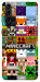 Чохол Minecraft collage для Galaxy S21+