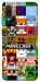 Чохол Minecraft collage для Galaxy A02