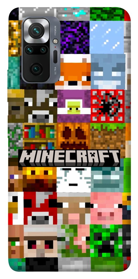 Чохол Minecraft collage для Xiaomi Redmi Note 10 Pro