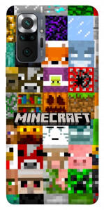 Чохол Minecraft collage для Xiaomi Redmi Note 10 Pro