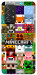 Чехол Minecraft collage для Galaxy A72 5G