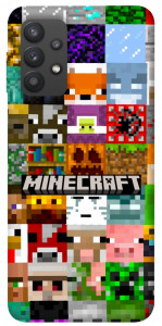 Чехол Minecraft collage для Galaxy A32 4G