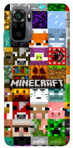 Чохол Minecraft collage для Xiaomi Redmi Note 10