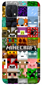 Чохол Minecraft collage для Oppo A15