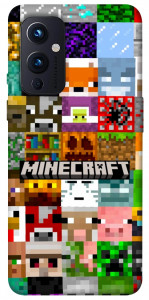 Чехол Minecraft collage для OnePlus 9