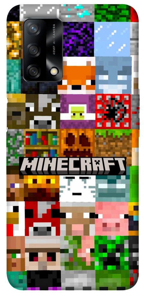 Чехол Minecraft collage для Oppo A74 4G