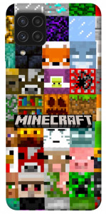 Чехол Minecraft collage для Galaxy A22 4G