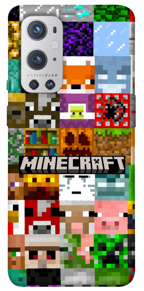 Чехол Minecraft collage для Oneplus 9 pro