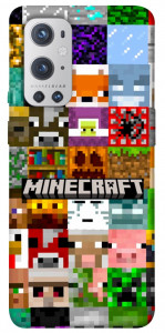 Чехол Minecraft collage для Oneplus 9 pro