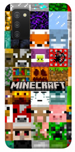 Чохол Minecraft collage для Galaxy A03s
