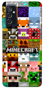 Чехол Minecraft collage для Galaxy M52