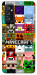 Чехол Minecraft collage для Galaxy M52
