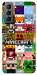 Чехол Minecraft collage для Galaxy S21 FE