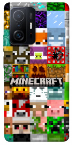 Чохол Minecraft collage для Xiaomi 11T