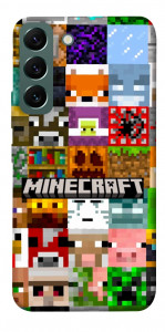 Чохол Minecraft collage для Galaxy S22