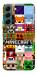 Чехол Minecraft collage для Galaxy S22
