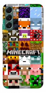 Чохол Minecraft collage для Galaxy S22+
