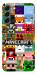 Чохол Minecraft collage для Galaxy S22+