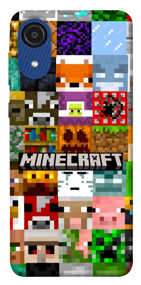 Чохол Minecraft collage для Galaxy A03 Core
