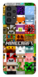 Чохол Minecraft collage для Galaxy A13 4G