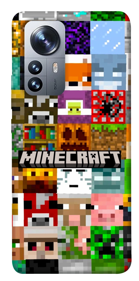 Чехол Minecraft collage для Xiaomi 12