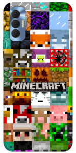 Чохол Minecraft collage для TECNO Spark 8P