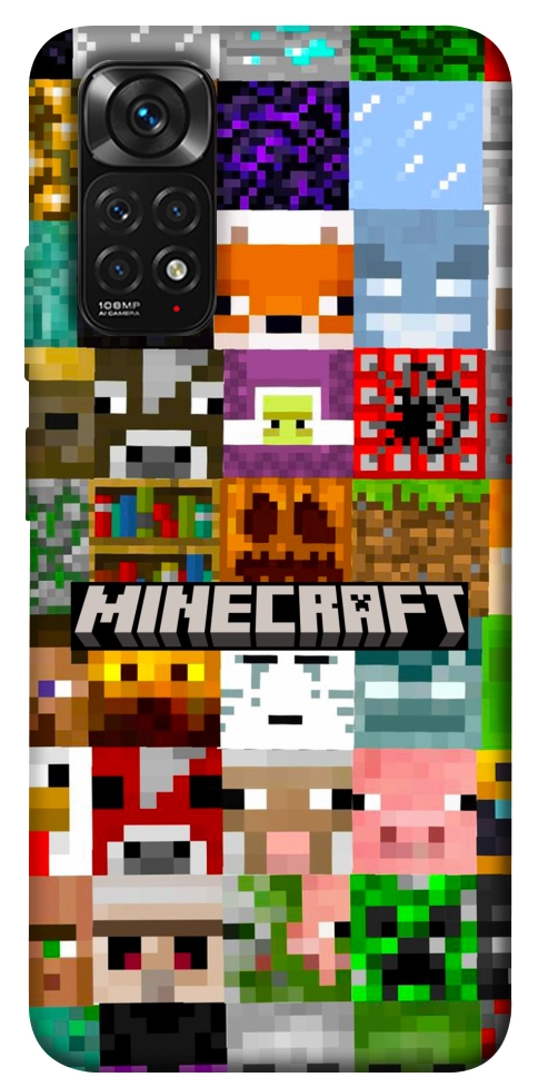 Чохол Minecraft collage для Xiaomi Redmi Note 11 (Global)