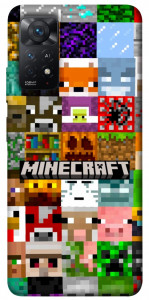 Чехол Minecraft collage для Xiaomi Redmi Note 11 Pro 5G