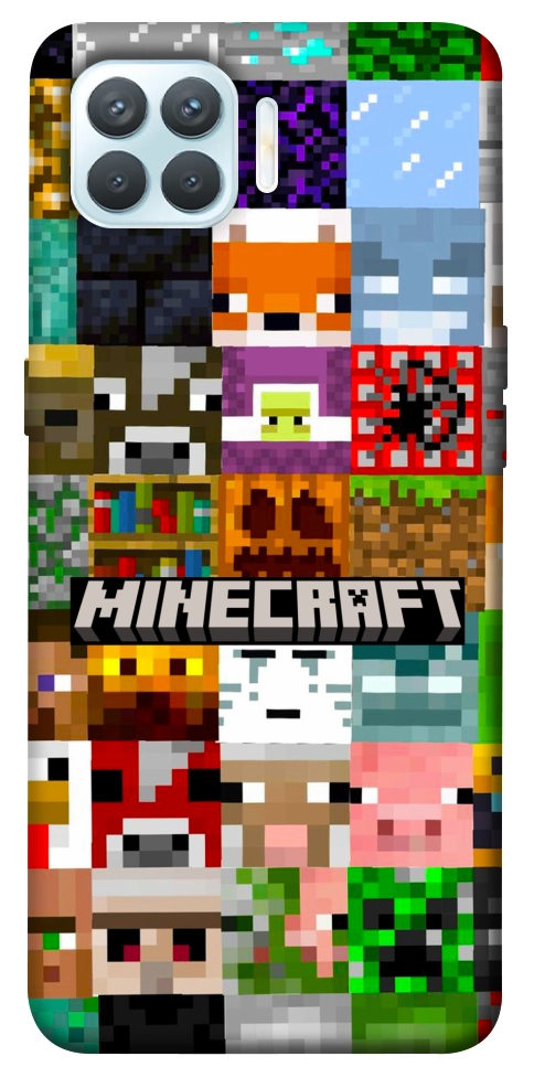 Чохол Minecraft collage для Oppo F17 Pro